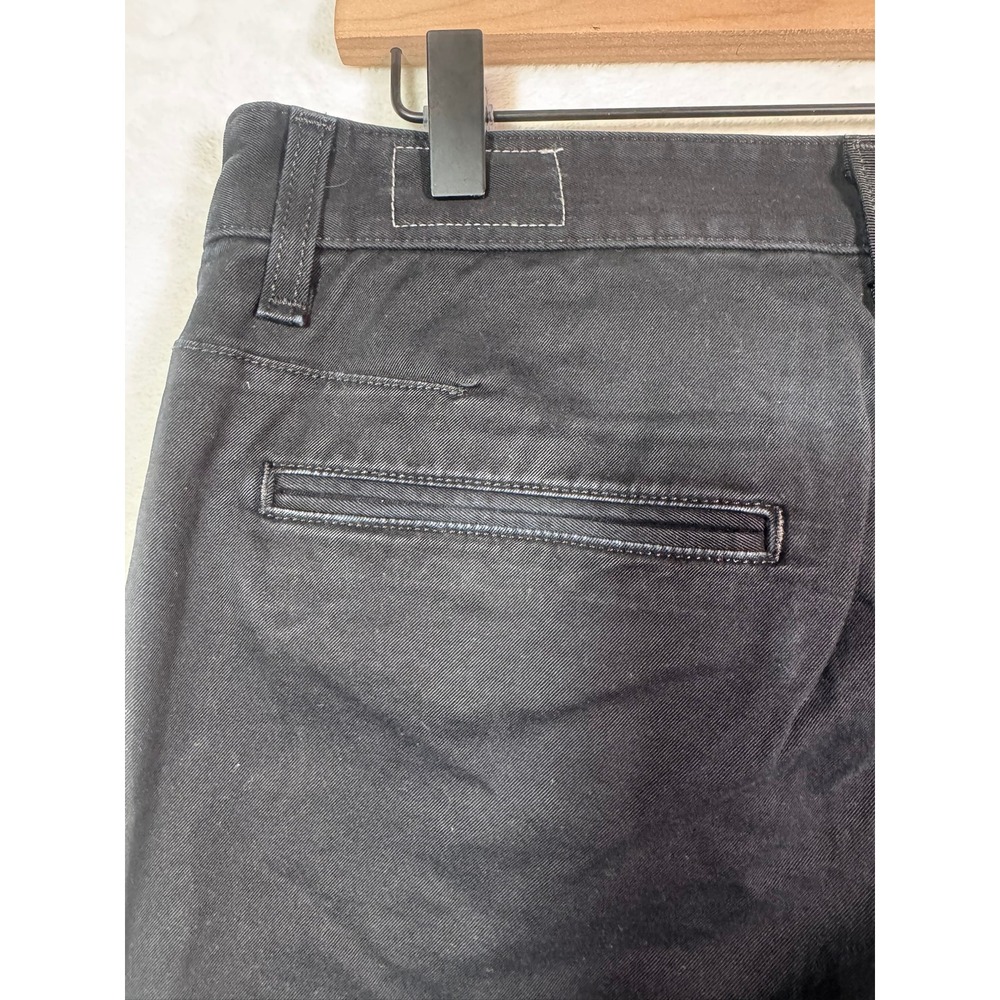 rag & bone Standard Issue Black Slim Fit Chino Pants Women Size 31 Made in USA - Picture 9 of 13
